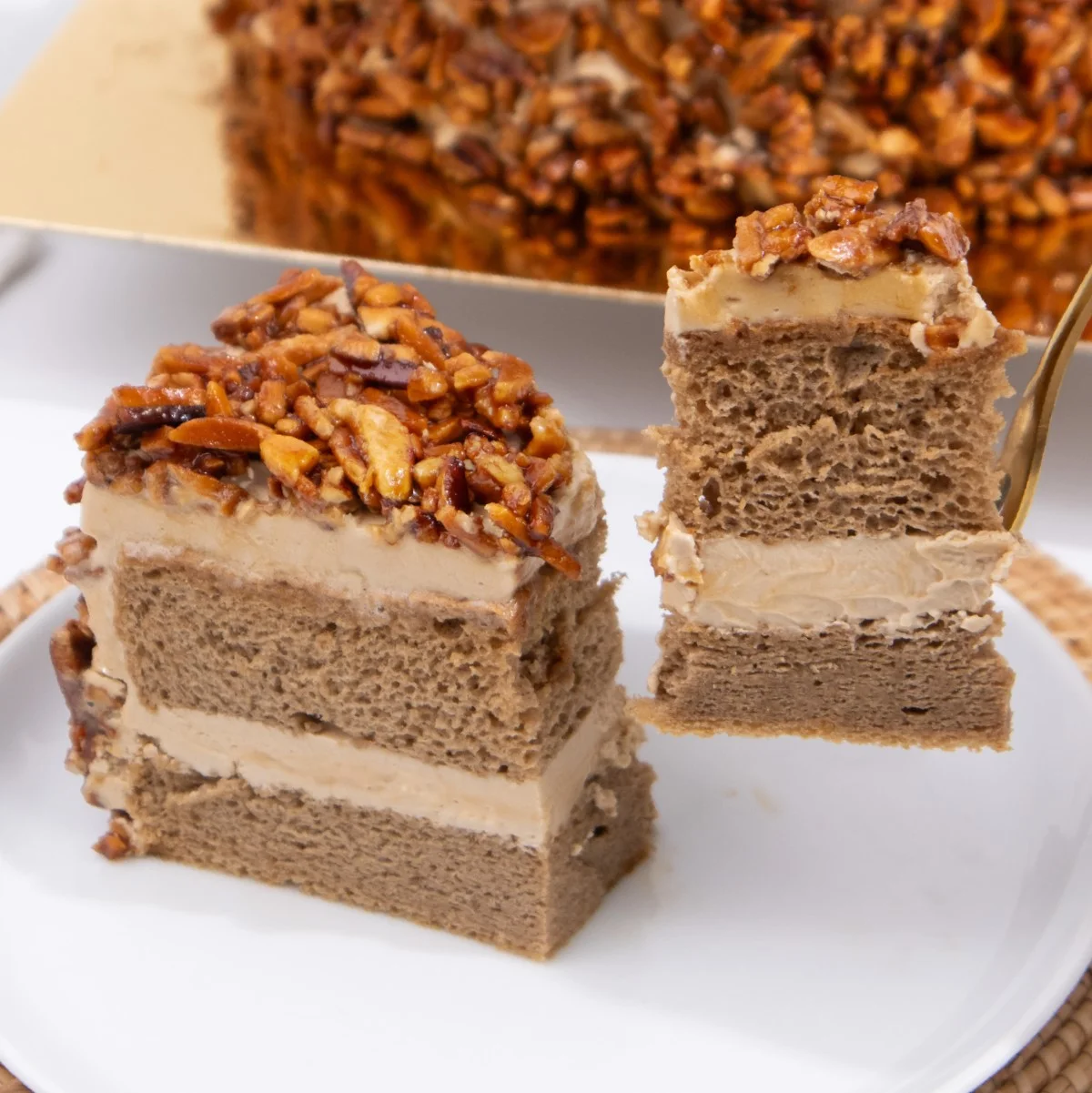 Almond Genoise Mamon Cake - Image 3