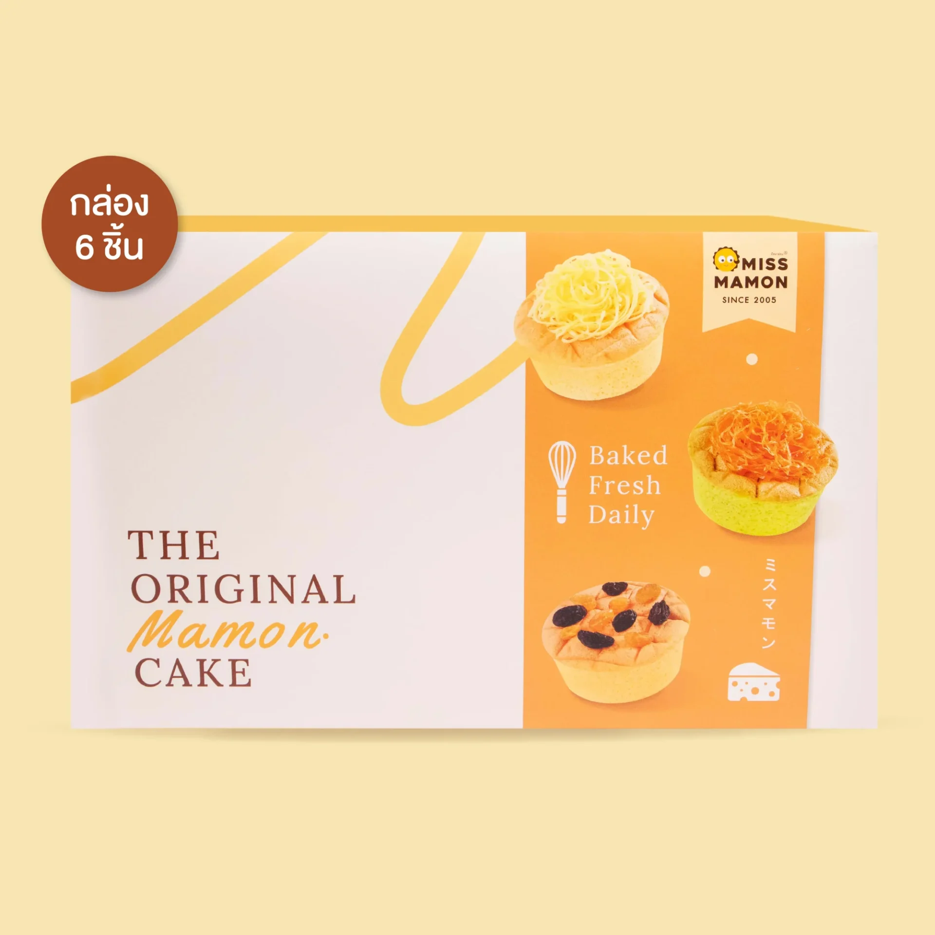 Mamon Signature Gift Box กล่อง 6 ชิ้น