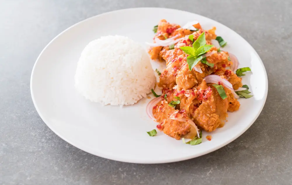 ข้าวไก่ทอด
